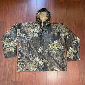 Men’s Packable Rain Zip up Hoodie Camo New Sportsmans Authority